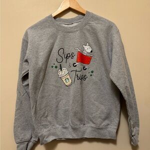 Gray Graphic Women's Sweater